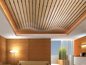 木纹铝单板室内装饰
